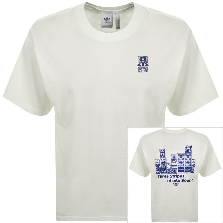 adidas Originals Lofi T Shirt Off White | Mainline Menswear us